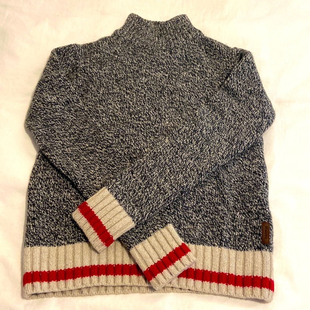 Roots Cabin Shaker Mockneck sweater